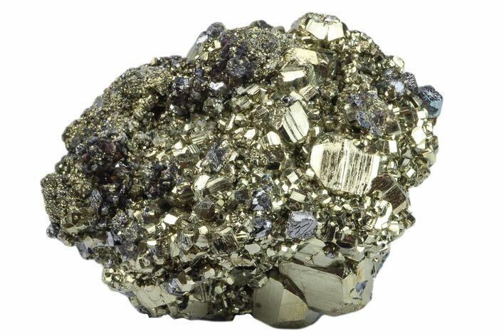 Galena and Pyrite Crystal Association - Peru #173414